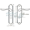 Venice Semi Active Handle set 854-16062 3