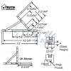 Truth 14.97 Casement Hinge 28-15-39SS 2