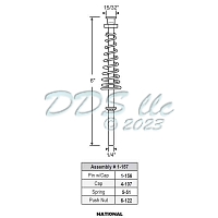 Bi-Fold Closet Door Pin Assemblies 1-157 1