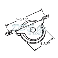 Garage Door Screen Roller 10-466 2