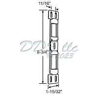 Vanguard Mortise Keeper 12-347W 1