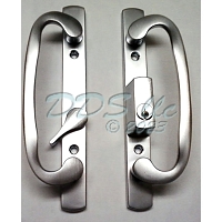 2265 Sash Controls Handle 13-245BCK Brushed Chrome Keyed
