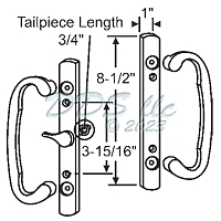 2265 Sash Controls Satin Nickel 13-291SNK