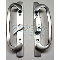 2265 Sash Controls Handle 13-291BCK Brushed Chrome with Keys