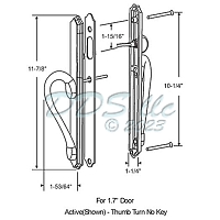 Handles Patio Door 13-347B