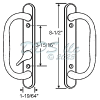 Patio Door Handle 13-409MNBZ 1