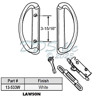 Lawson Patio Door Handle 13-533W 1
