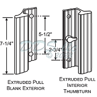 Handle Patio Door 13-541BZ 1