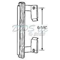 Patio Door Handle Pull Black 13-558