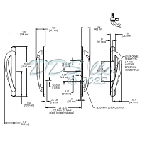 Handle Patio Door 13-559-10