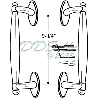 WinDoor Handle Set 13-646B