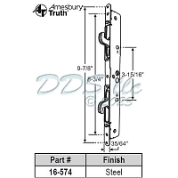 Mortise 2 Point Lock 16-574ss 1