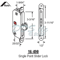 Mortise Lock 16-490 1