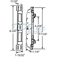Vanguard Mortise Lock 16-544W 1
