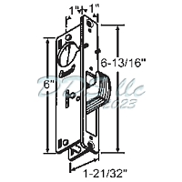 PGT Sliding Door Mortise Lock 16-592 1