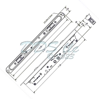 Mortise 2 Point Lock 16-611 1