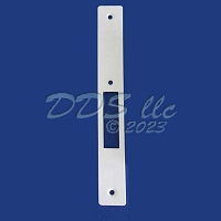 PGT Sliding Door Mortise Lock Faceplate White 16-615W 2