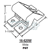 Patio Door Bumper 16-620W 1