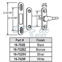 PGT Turn Latch 16-702B 1