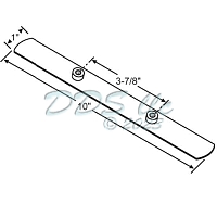 PGT Oil Rubbed Bronze Exterior Flush Plate Handle 16-714ORBZ 1