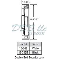 CAL-Double Bolt Security Lock 16-747B