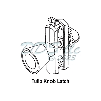 Knob-Push Pull Latch 17-51 1