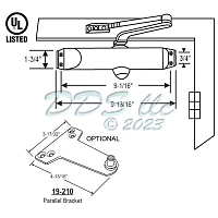 Entrance Door Closer 18-68