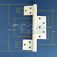 PGT Door Hinge 19-1336BZ 1