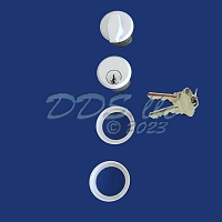 Thumbturn Mortise Cylinder Assembly 19-1512W 1