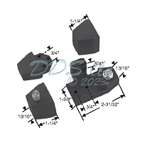 Offset Pivot Hinge LH 19-736LHBZ 1