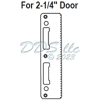 Matte Black Powder Coat Latch and Deadbolt Strike 2014801 1