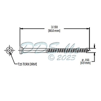 Truth Jamb Jack Screw 20-202