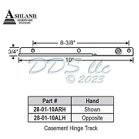 Ashland 10 inch Track 28-01-10ARH 1