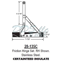 Friction Hinge Set 28-135C 1