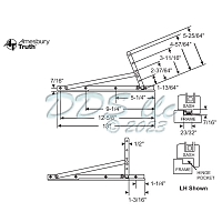 Truth 14.12 Egress Hinge 28-15-41SS 1