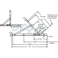 LL-UR Casement Hinge 28-15-43 1