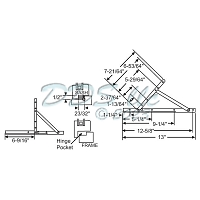 Truth 14.92 Casement Hinge UL-LR 28-15-58 1