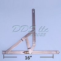 16&quot; Stainless Steel Hinge Anderberg 601 Series 28-16-13-0