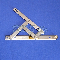 8&quot; Anderberg 201 Stainless Steel 4-Bar Hinge w/ Stop 28-8-2-03