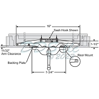 Scissor Arm Awning Operator 29-181-3 1