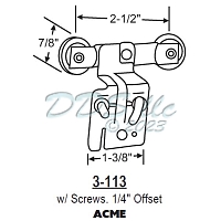 Wood Closet Bi Pass Hanger 3-113