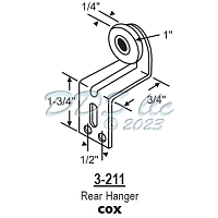 Door Bi-Pass Hanger 3-211