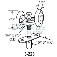 Closet Door Roller 9-223