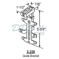 Closet Door Guide Bracket 3-228 1