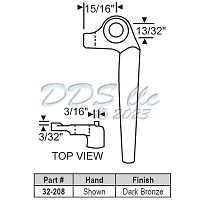 1 Hole Handle Project Out 32-208