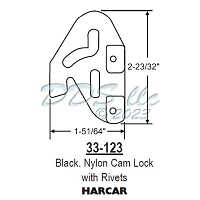 Harcar ATW Nylon Cam Lock 33-123 1