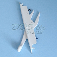 Ashland White Casement Handle and Bezel 34-179W