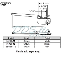 Truth Casement Window Operator 36-128-3E 1