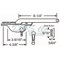 Thorn Face Mount Casement Operator 36-135 1