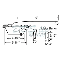 Face Mount Casement Operator 36-137